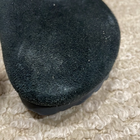 Birkenstock Black Boston Suede Mules Clogs - Picture 12 of 12